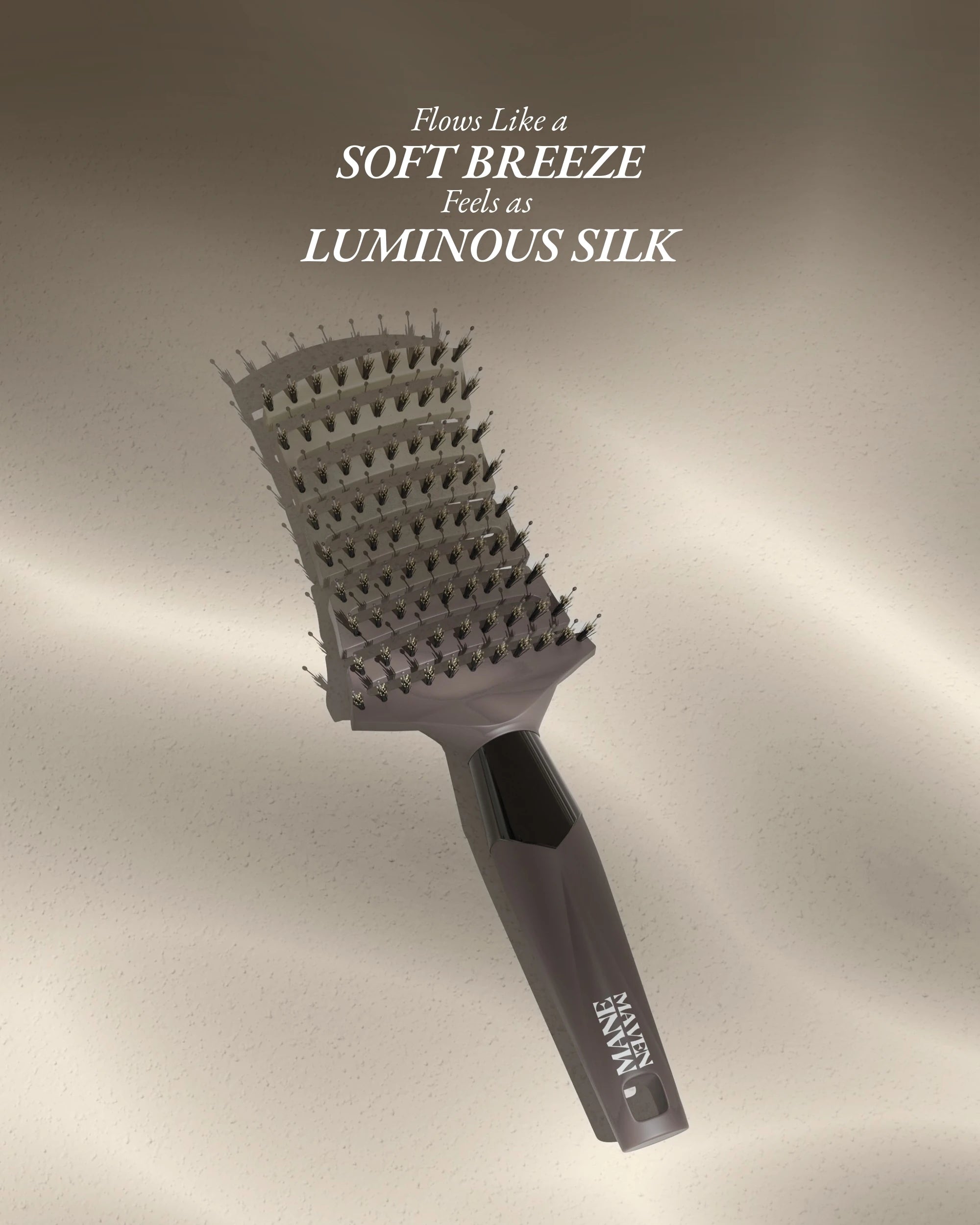 ZIGZAG Brush – perfect on-the-go hair brush for effortless detangling and styling