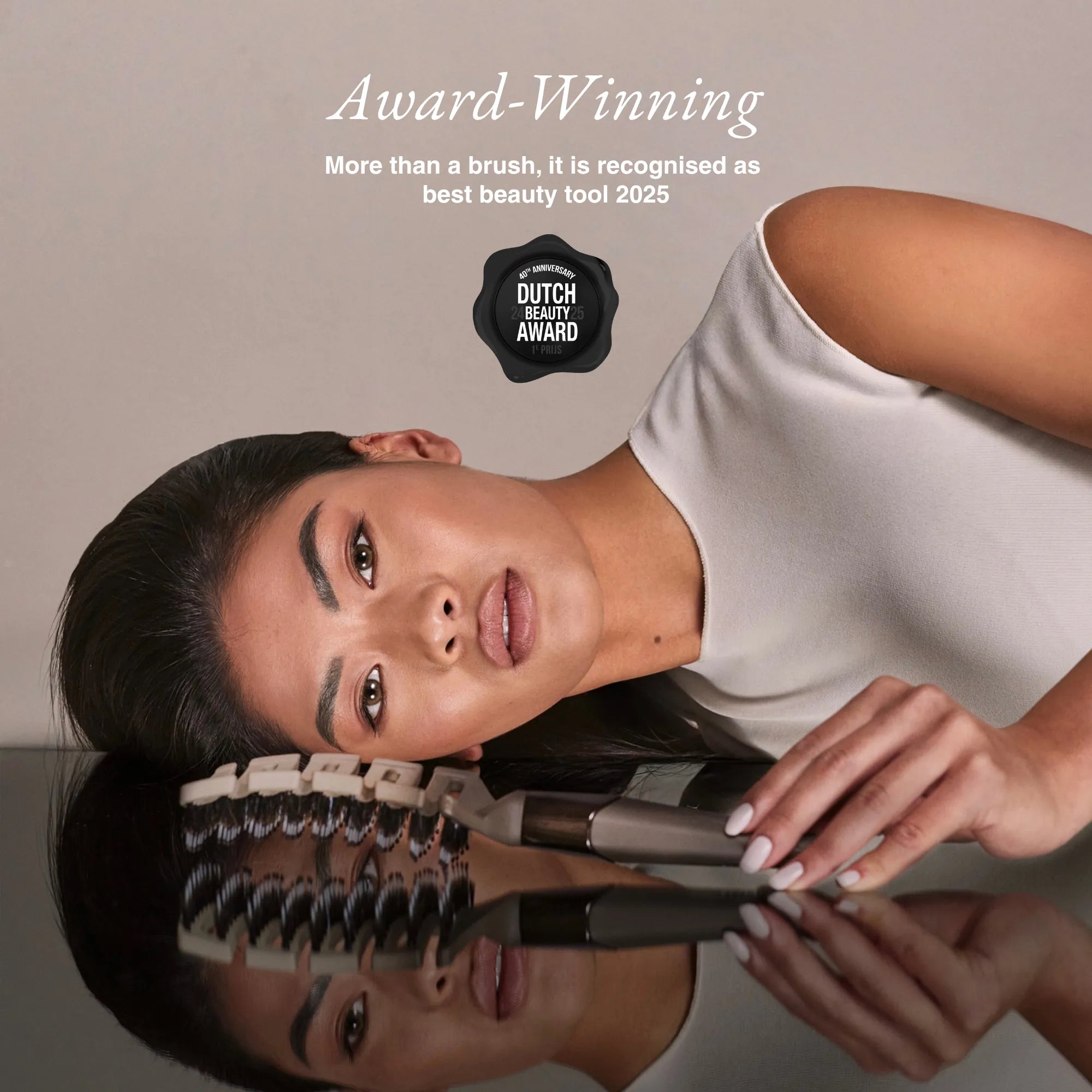 Award-winning ZIGZAG Brush named Best Beauty Tool 2025 for innovation and hair health.