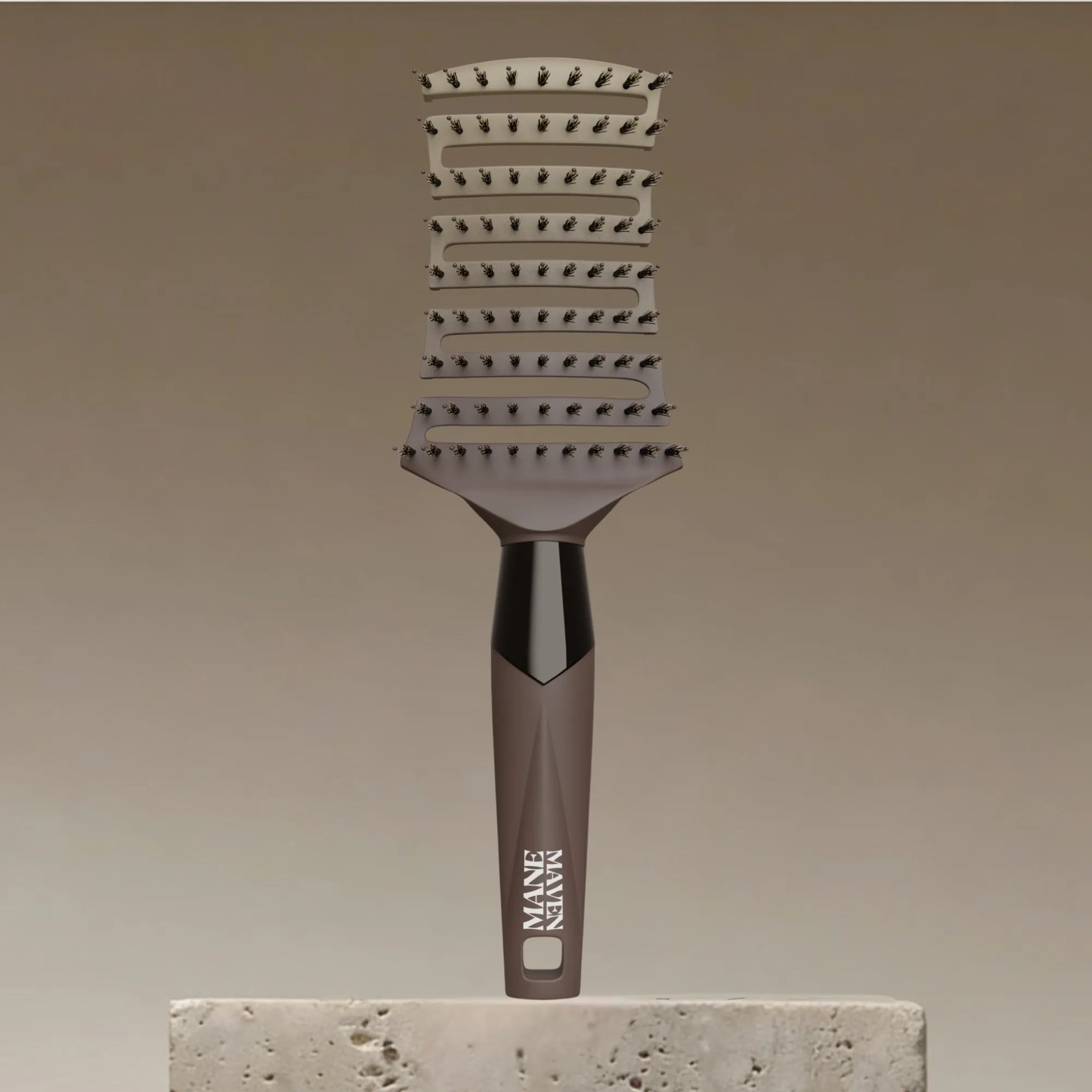 The ZIGZAG Brush – best hair brush for gentle detangling, smoothing, and healthy, shiny hair.