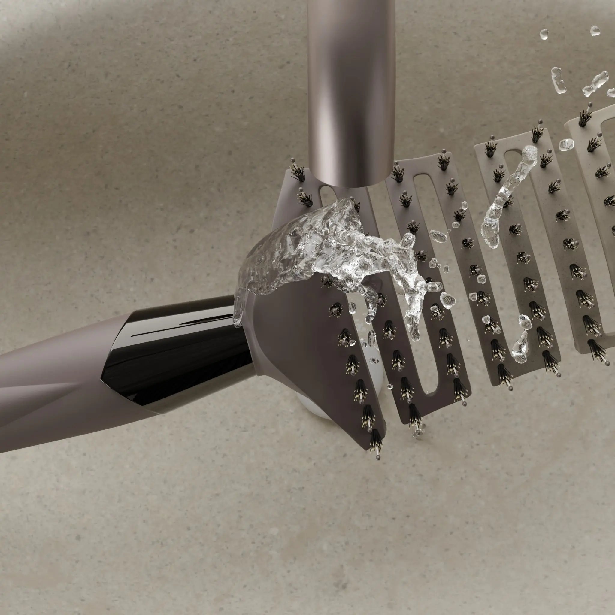 ZIGZAG Brush care instructions – easy to clean, disinfect and maintain for healthy fresh hair without buildup.